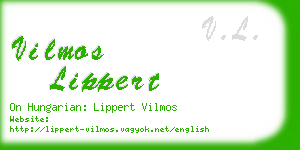 vilmos lippert business card